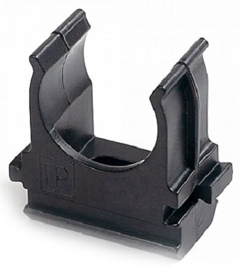 PR.02720ч держатель для труб 20 мм черный (100 шт/уп) Промрукав