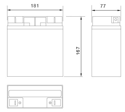 FS 1217 Аккумулятор герметичный свинцово-кислотный ETALON