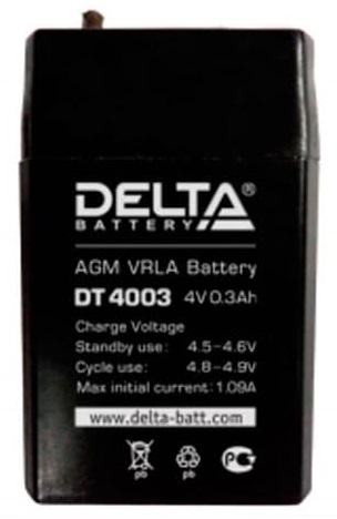 Аккумулятор Delta DT 4003 