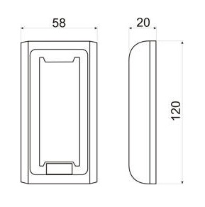 Matrix-IV (мод. EHT Metal) антиклон cчитыватель proximity карт IronLogic