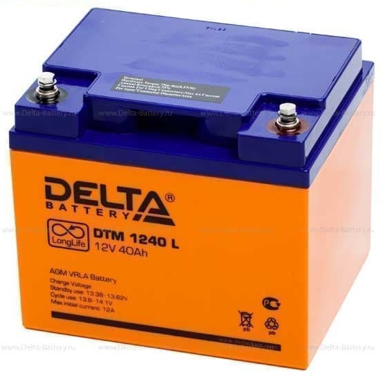 Аккумулятор Delta DTM 1240 L