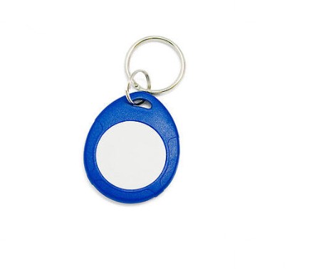 IL-07 NFC брелок Mifare с кольцом синий + белый IronLogic