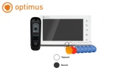 Обновлённый комплект видеодомофона Optimus Leader 2.0 IK-7.0