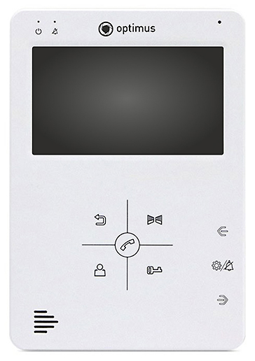 VM-4.0 (w) видеодомофон Optimus