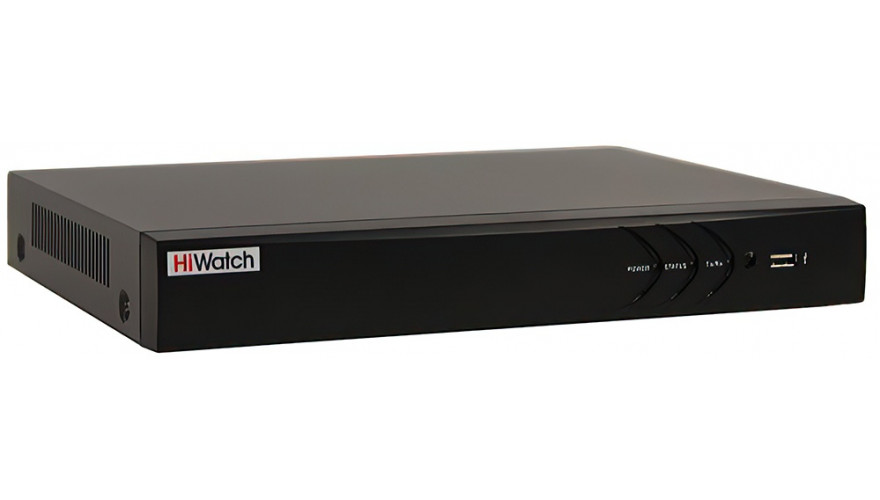 DS-H216UA 16-канальный гибридный HD-TVI регистратор c технологией AoC (аудио по коаксиальному кабелю) HiWatch