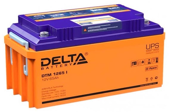 Аккумулятор Delta DTM 1265 I  