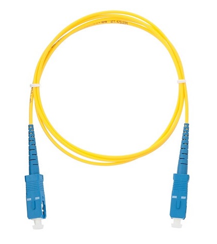 NMF-PC1S2C2-SCU-SCU-003 шнур оптический соединительный, OS2, SC/UPC-SC/UPC, одинарный, нг(А)-HF, 2мм, желтый, 3м