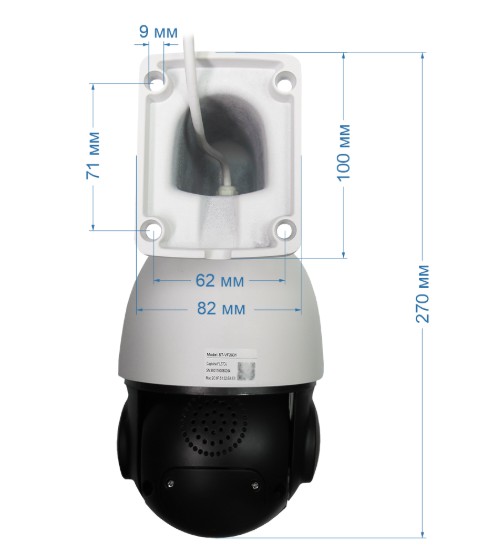 ST-VF2931 PRO FORT 2Мп (5-100mm) уличная поворотная всепогодная IP-камера видеонаблюдения Space Technology