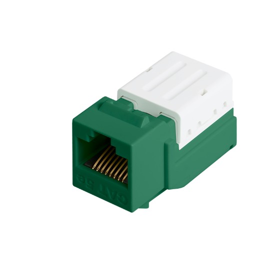 NMC-KJUD2-FT-GN Модуль-вставка NIKOMAX типа Keystone, Кат.5е неэкранированный, зеленый 