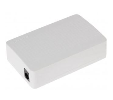 S105 коммутатор – 5 портов 10/100M Fast Ethernet, 5 портов 10/100M RJ45, пластиковый корпус, постоянный ток 5В / 0.6A. Tenda