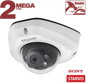 SV2012DM (2,8 мм) купольная уличная IP-камера со встроенным микрофоном Beward