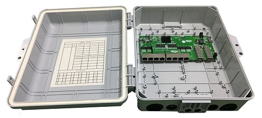 WI-PMS310GFR-O уличный управляемый гигабитный L2 коммутатор с функцией обратного PoE Wi-Tek