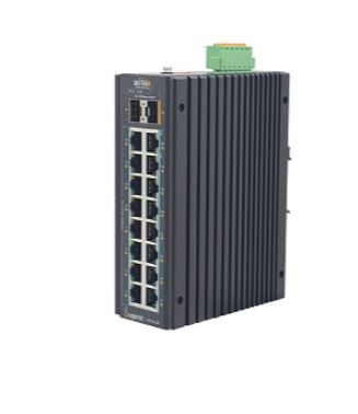 SP3018F коммутатор промышленный неуправляемый, PoE, 16GE+2SFP Wi-Tek