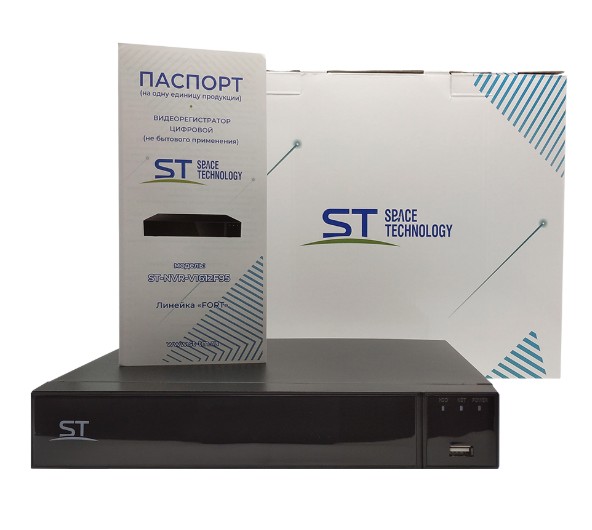 ST-NVR-V1612F95 PRO IP-видеорегистратор 16-канальный до12Mp 1 HDD FORT Space Technology