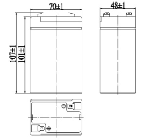 FORS 6045 Аккумулятор герметичный свинцово-кислотный ETALON 