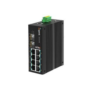 SP3010FM коммутатор промышленный настраиваемый PoE, 8GE+2SFP, Wi-Tek