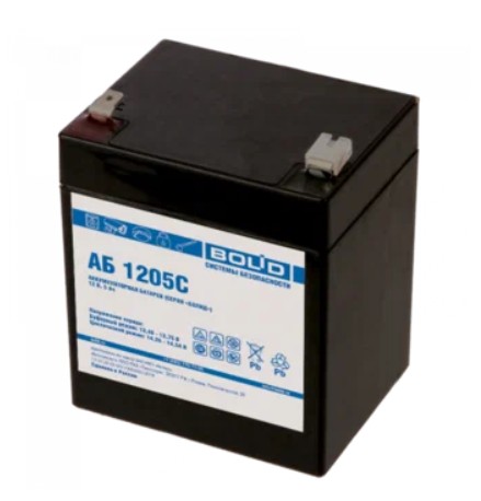 АБ 1205С аккумулятор стационарный свинцово-кислотный с регулирующим клапаном Болид