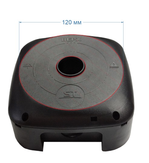 ST-K07 PRO (ЧЕРНАЯ) универсальная монтажная коробка для видеокамер охранного наблюдения Space Technology