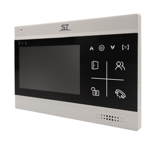 ST-M102/4 (S) ЧЕРНЫЙ (версия 2) монитор домофона Space Technology