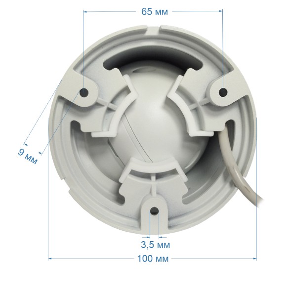 ST-VR4619 PRO уличная купольная всепогодная IP-камера видеонаблюдения с встроенным микрофоном Space Technology