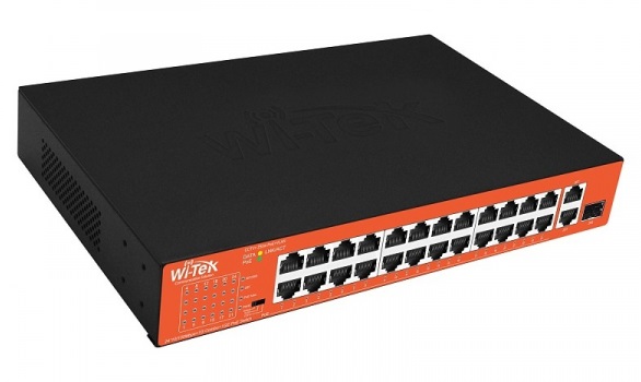 WI-PS526GH коммутатор неуправляемый PoE Wi-Tek
