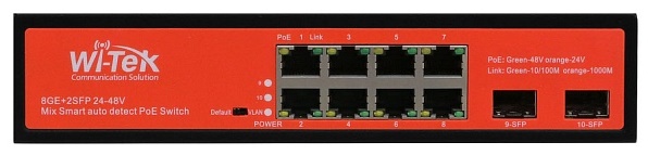 WI-PS310GF неуправляемый гигабитный коммутатор с функцией PoE Wi-Tek
