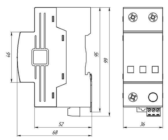 В-Т25 275 С однополюсное устройство защитное УЗИП ХАКЕЛЬ