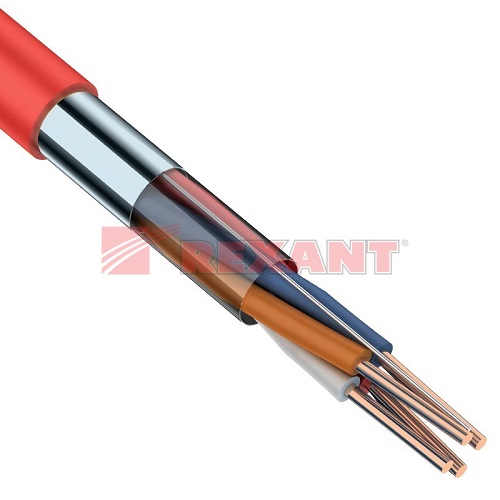 КПСЭнг(А)-FRLS 2x2x0,75мм², (0,98мм) кабель огнестойкий REXANT