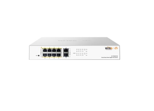 WI-PCES310G коммутатор настраиваемый PoE 110Вт, порты 8 PoE GE + 2 GE Wi-Tek