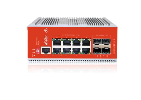 WI-PCMS312GF-BT-I v2 коммутатор промышленный управляемый L2+, PoE 460Вт, 8GE+4SFP Wi-Tek