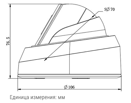 SV3210DBS (2,8 мм) уличная купольная IP-камера видеонаблюдения со встроенным микрофоном Beward