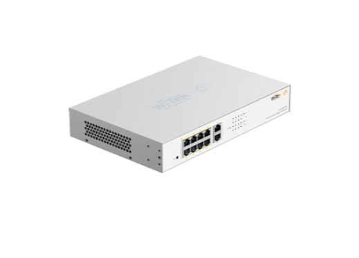 WI-PCES310G коммутатор настраиваемый PoE 110Вт, порты 8 PoE GE + 2 GE, Wi-Tek