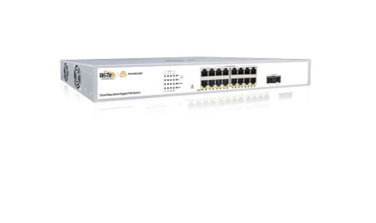 WI-PCES318GF v2 коммутатор настраиваемый PoE 250Вт, порты 16 PoE GE + 2 SFP, Easy Smart Wi-Tek