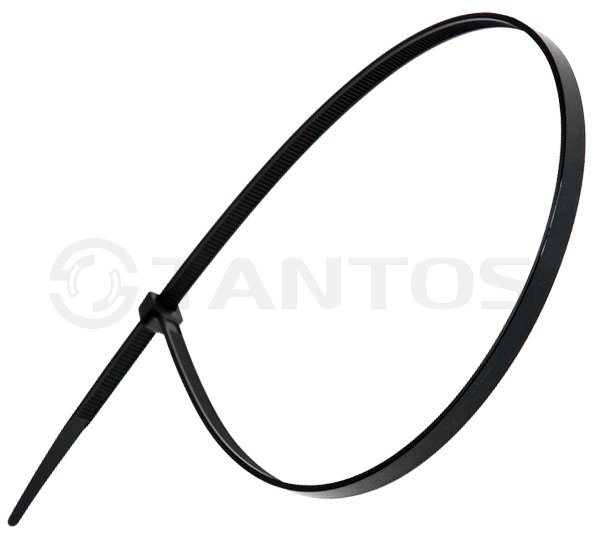 Хомут nylon 300x3,6 мм чёрный (100шт/уп) Tantos