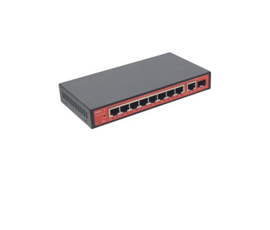 WI-PCES308GF коммутатор настраиваемый PoE 60Вт, порты 8 PoE GE + 1 GE + 1 SFP, Easy Smart Wi-Tek