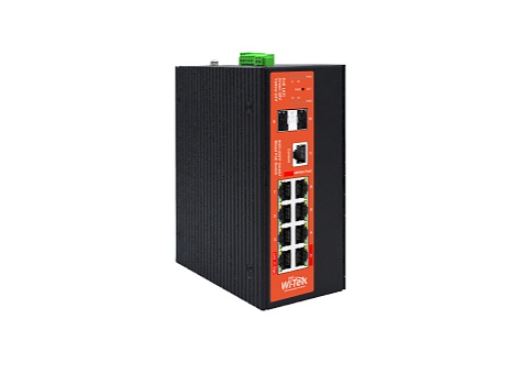 WI-PMS310GF-Alien-I v2 коммутатор промышленный управляемый L2 PoE, 8GE+2SFP+1Console Wi-Tek