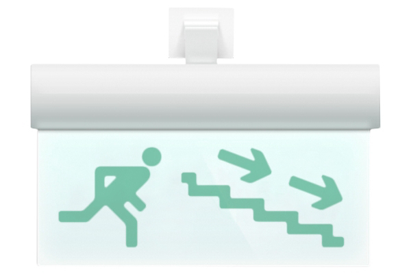 Молния-12 ULTRA "Человек по лестнице вниз направо" световое табло премиум-класса (универс. крепл-е)