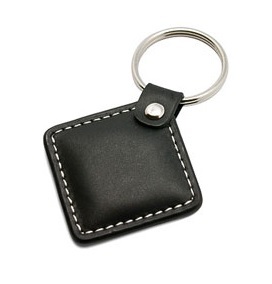 IL-07ЕK, брелок EM-Marine, кожаный с кольцом