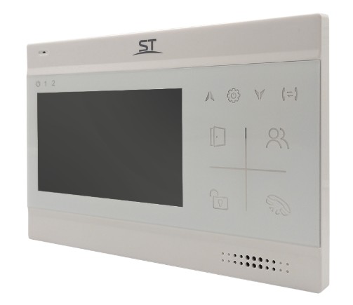 ST-M102/4 (S) БЕЛЫЙ (версия 2) монитор домофона Space Technology