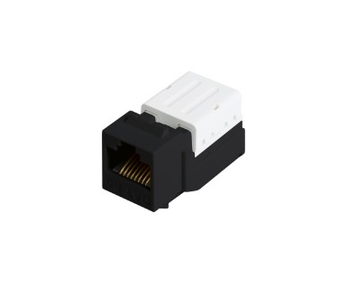 NMC-KJUD2-FT-BK Модуль-вставка NIKOMAX типа Keystone, Кат.5е неэкранированный, черный 
