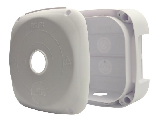 ST-K07 PRO (БЕЛАЯ) универсальная монтажная коробка для видеокамер охранного наблюдения Space Technology