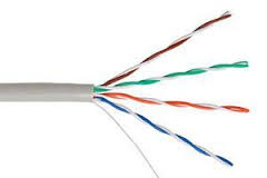 NKL 9140A-IY кабель NIKOLAN U/UTP 4 пары, Кат.6, внутренний, PVC, 23 AWG, одножил.305м 250МГц, (305 м/бухта)