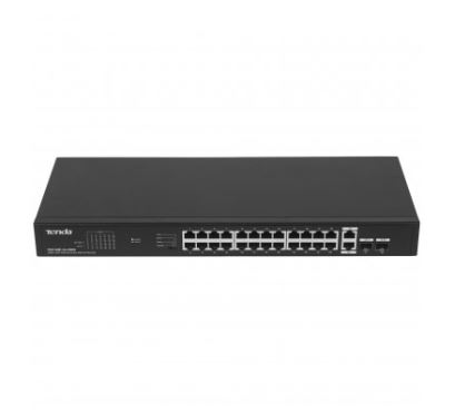 TEG1128P-24-250W 24-портовый управляемый коммутатор Ethernet PoE Tenda