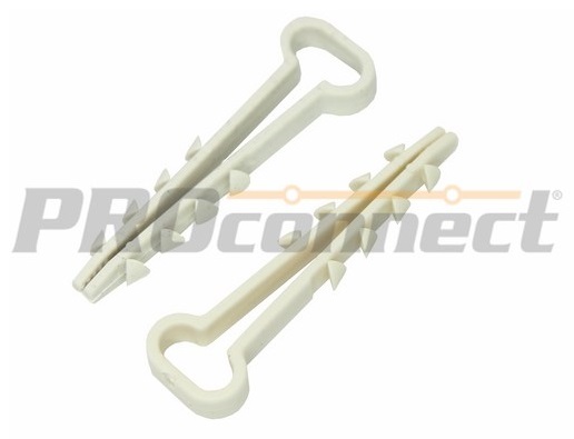 Дюбель-хомут 5-10 белый, прямоугольный, 07-4611 PROCONNECT