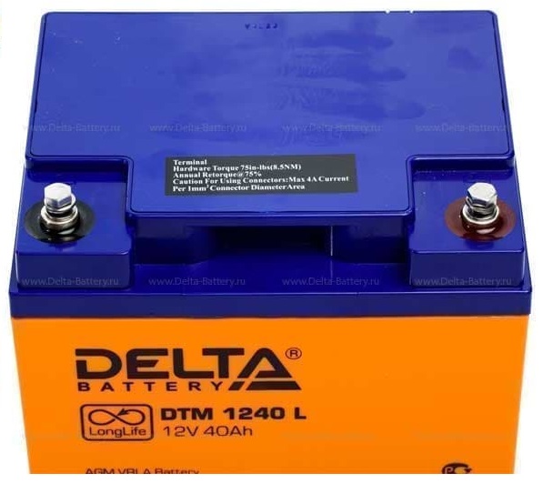 Аккумулятор Delta DTM 1240 L
