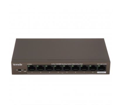 TEF1109P-8-63W 9-портовый настольный коммутатор 10/100 Мбит/с с 8-портовым PoE Tenda