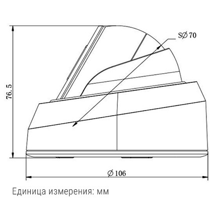 SV3212DBS уличная купольная IP камера видеонаблюдения с встроенным микрофоном Beward