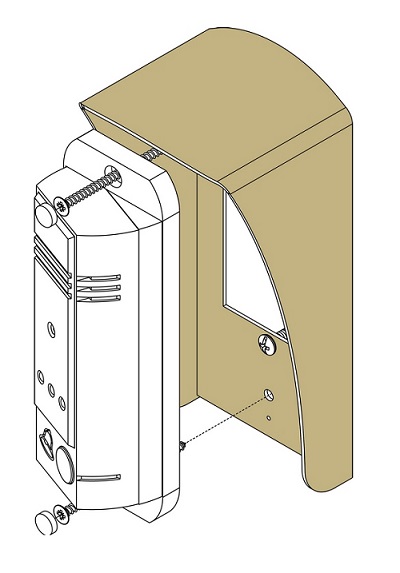 БВД-403CPL вызывная панель цветная
