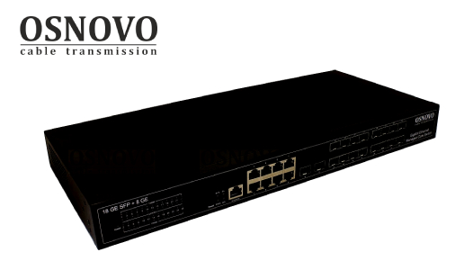 OSNOVO - SW-70818/L2 управляемый L2+ гигабитный коммутатор ядра на 26 портов c резервным питанием OSNOVO - SW-70818/L2 управляемый L2+ гигабитный коммутатор ядра на 26 портов c резервным питанием