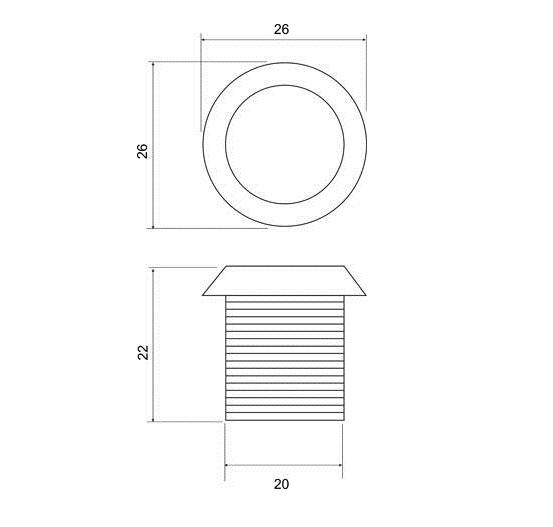 CP-Z (мод.2L) считыватель врезной Proximity (E-Marin)